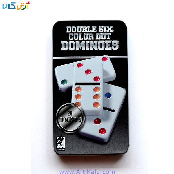 دومینو راک 28 قطعه DOUBLE SIX COLOR DOT